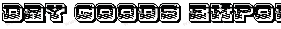 Dry Goods Emporium JL字体转换